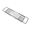 Metal Marble Bathtub Rack Anti Slip Space Saving Multi Functional Expandable Bathtub Tray House