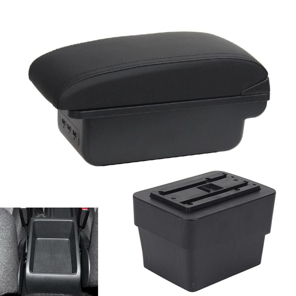 Подлокотник для Skoda Octavia Mk3 A7 2014-2017, автомобильный подлокотник, модернизированные детали, аксессуары для хранения USB