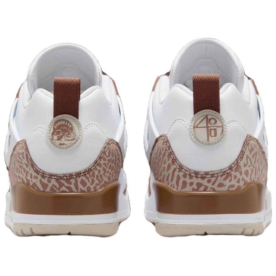 Мужские кроссовки Air Jordan Spizike Low Archaeo Brown Белый Розовый-Оксфорд Светло-коричневый FQ1759-101