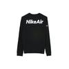 Nike Casual Sports Round Neck Logo Long Sleeves Black Men's CU7629-010