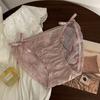 Атласное кружевное нижнее белье для девочек Pure Desire Сексуальные удобные шелковые трусики с треугольным вырезом для женщин