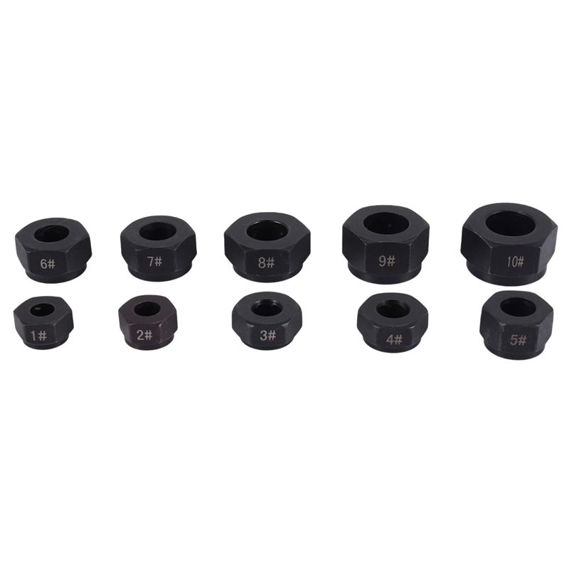 SXR-10Pcs Damaged Nut Bolt Remover Stud Extractor Set Metric Broken Bolt Removal Kit
