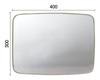 Hikari Garage 400 x 300mm Mirror, Square, Gray,