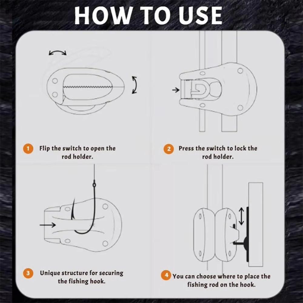 2Pcs Elastic Fishing Rod Holder Adjustable Wall Mounted Fishing Pole Straps Clip  Beach Fishing