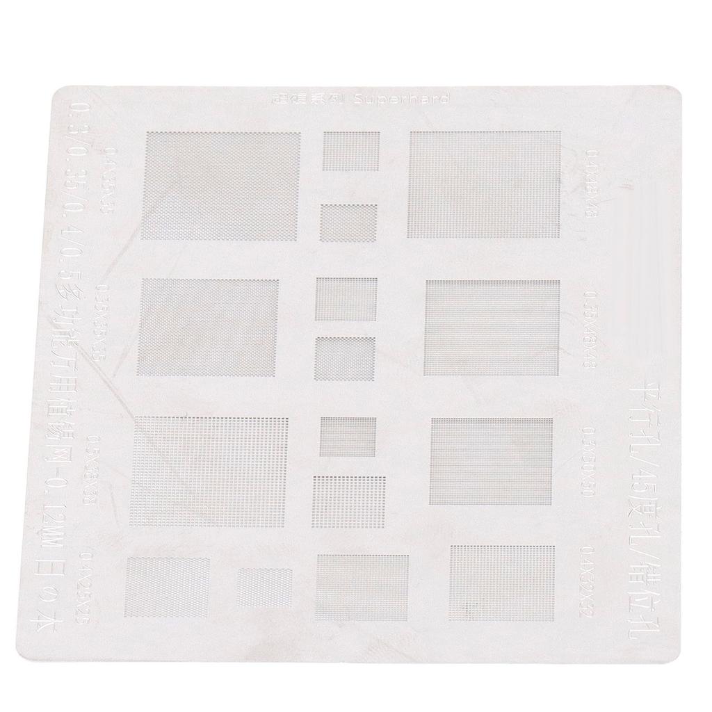 Универсальный трафарет для реболлинга BGA Многофункциональная оловянная сетка Шаблон для пайки для BGA микросхем телефона