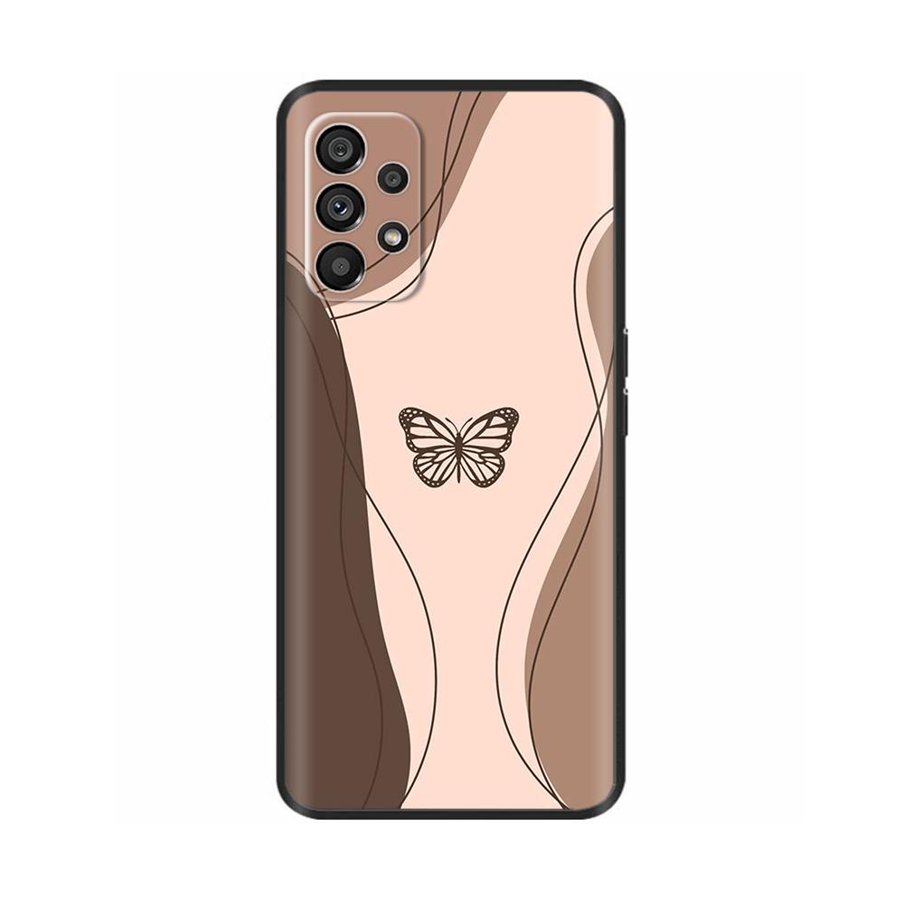 Phone Case For Samsung Galaxy A13 Cover Cute Butterfly Cat Shell Soft TPU Silicone Case For Samsung A 13 4G 5G Cases Funda Coque