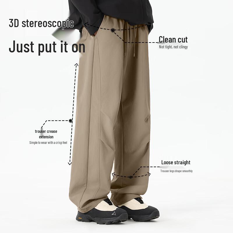 Mark Fairwhale Men's Convertible Pleated Cargo Pants