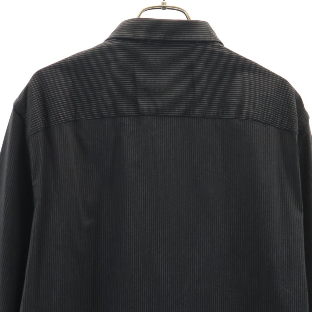 ARMANI EXCHANGE Striped Pattern Long sleeve shirt M black Men's Used