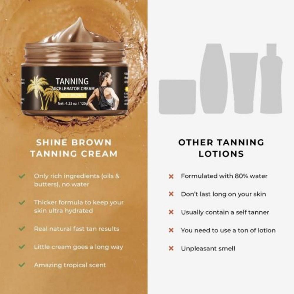 Лосьон для постепенного загара Self Tanner Лосьон для загара Self Tanner Крем для загара в помещении Shine Brown Лосьон для загара на открытом воздухе без солнца, 1 шт., 120 г