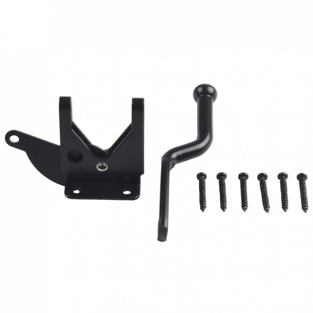 Parts Door Latch Accessories Black Cabinet Carbon Steel Farm