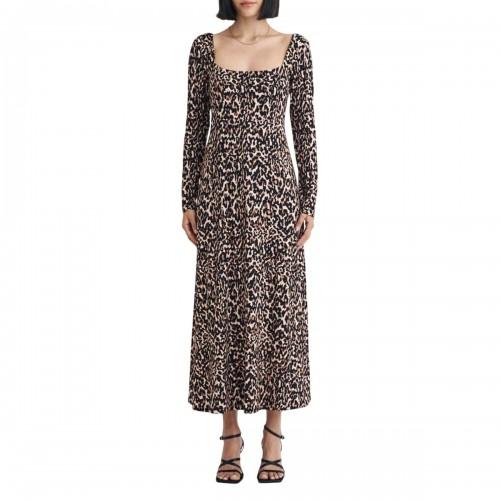 NobodyÂ´s Child Womens/Ladies Aidie Leopard Print Midi Dress