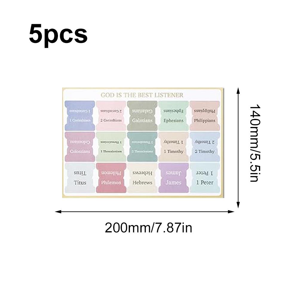 5 листов Библии, индексная этикетка, наклейка, самоклеящиеся бумажные вкладки, инструмент для изучения (Моранди)