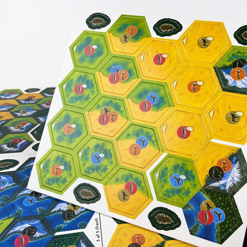 Настольная игра Каскадия Стратегическая Соревновательная для 1-4 игроков Создайте гармоничную экосистему Английская Семейная игра