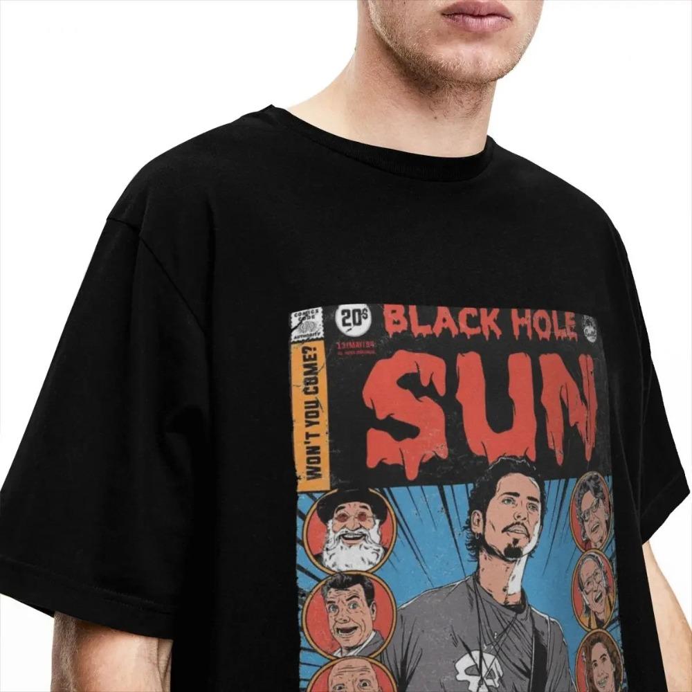 Уникальная футболка Soundgarden Black Hole Sun для мужчин и женщин, футболка, идея для подарка, одежда