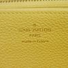 Used 12564 Zippy Wallet M82043 7940 New LV Logo Pastel Yellow Japan Exclusive RFID Monogram Empreinte Jaune Unisex from
