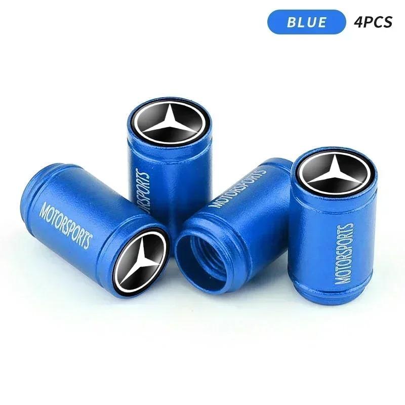 Hub Cap 4Pcs Wheel Tire Valve Air Stem Cap Duust Covers Car Styling For  Benz W206 Class C200L W204 GLA W203 W220 W213 W212 W201 RF1