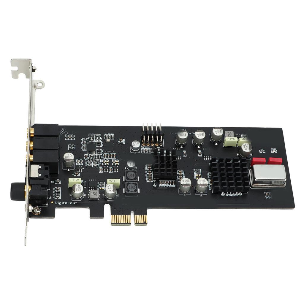 Sound Card 24 Bit 96 Khz Optical Coaxial Decoder Audio Sound Card for Live Broadcasting Gaming