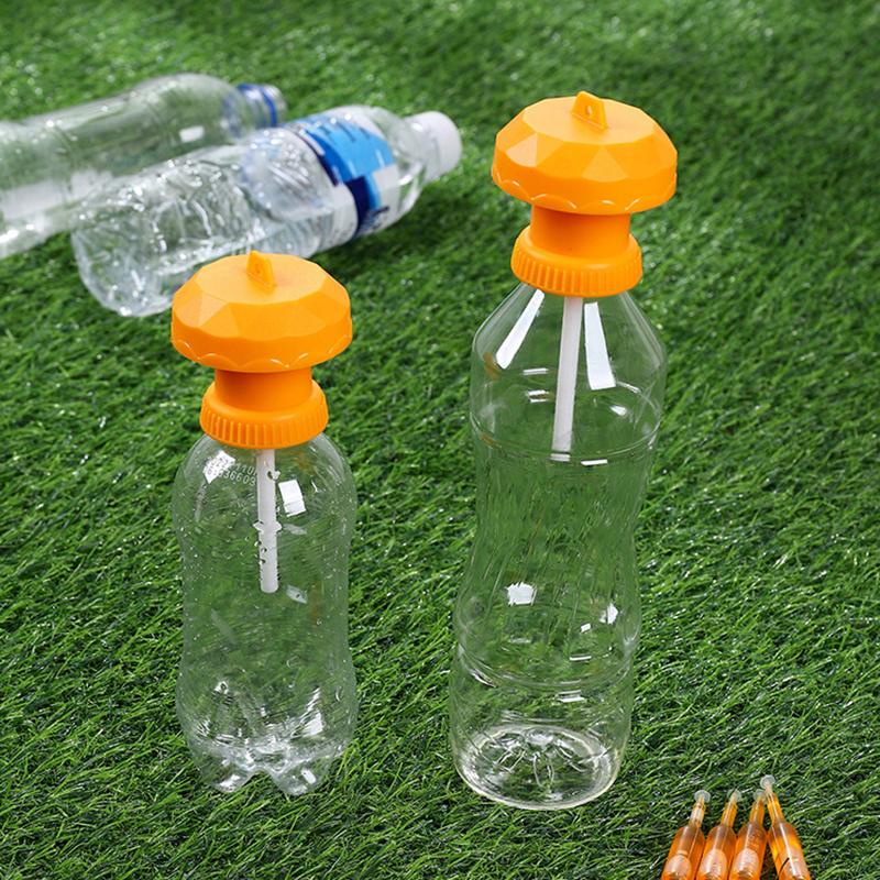 Желтая ловушка для фруктовых мух, убийца, пластиковый колпачок, губчатая палочка, садовый ловец насекомых, средство от вредителей, привлекающее ловушек