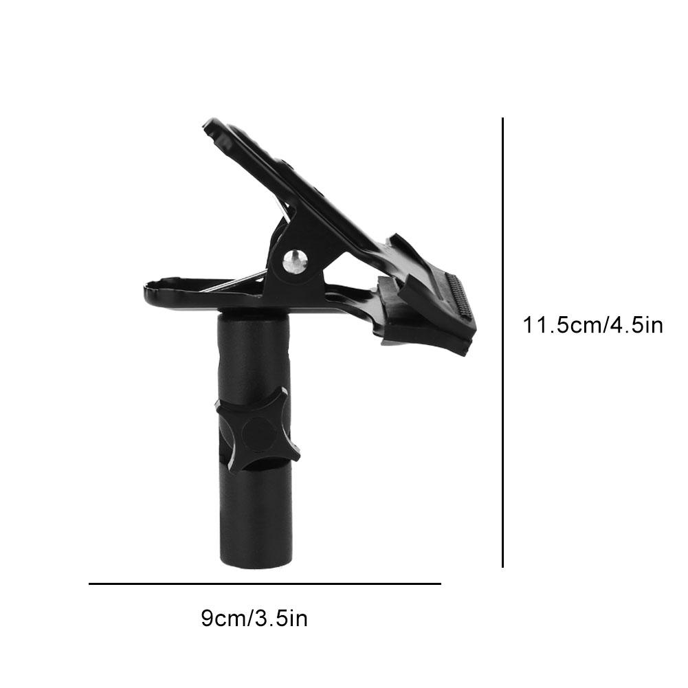 Металлический зажим 3/8"" и 1/4"" вращающийся держатель клипса стойка для освещения студийный фотоаксессуар