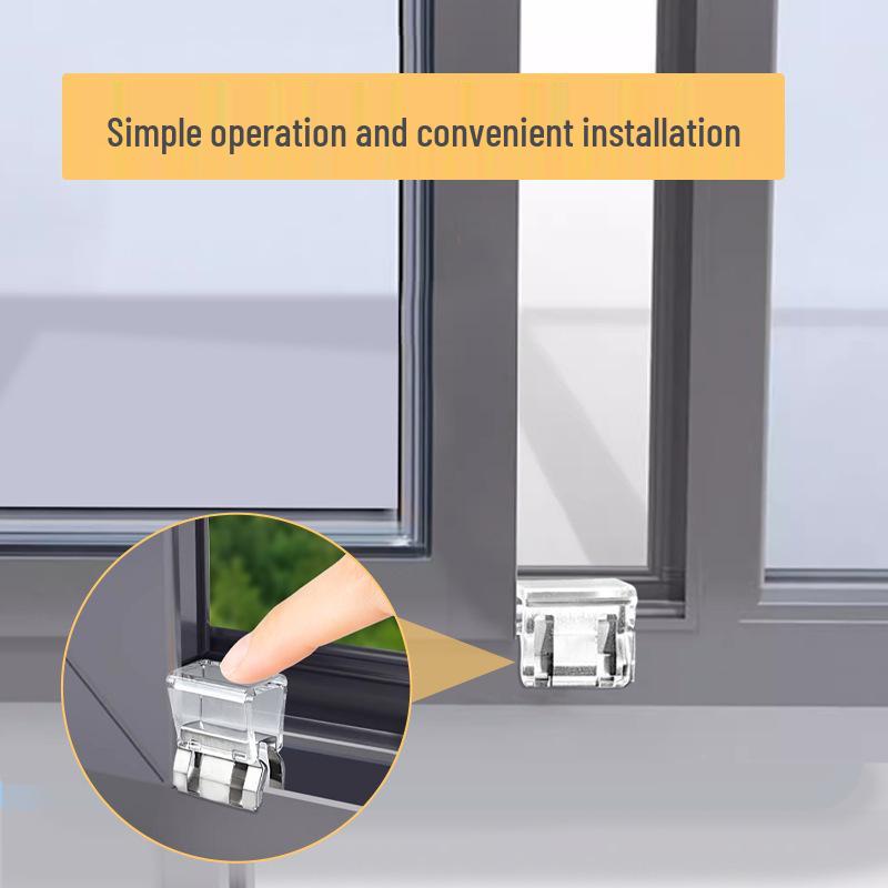 Многофункциональный детский оконный замок безопасности и зажим для москитной сетки против защемления