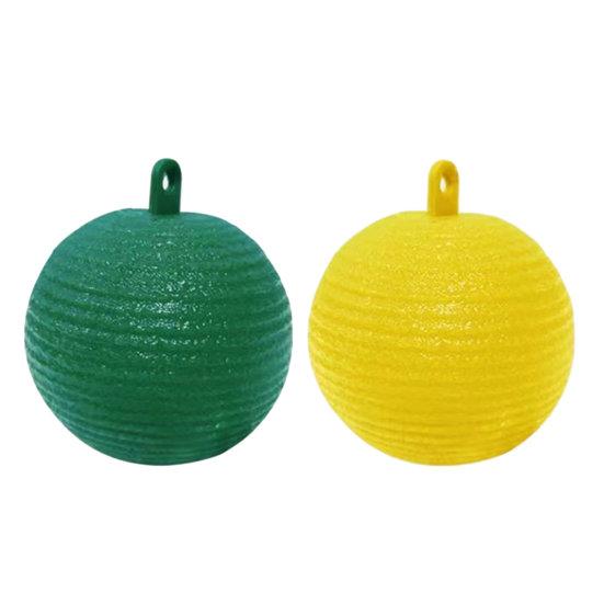 Набор из 10 водонепроницаемых подвесных ловушек для насекомых от грибных комариков и плодовых мушек - Сильный клей, Зеленый и Желтый