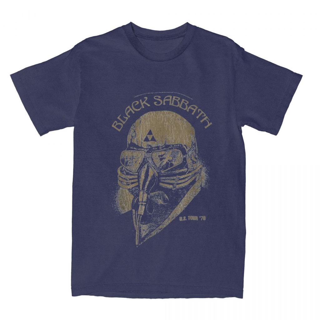 Мужская женская группа Black Sabbaths Black Official Tour Eye футболка Товары рок-метал Чистый хлопок Топы Футболка Крутые футболки Лето