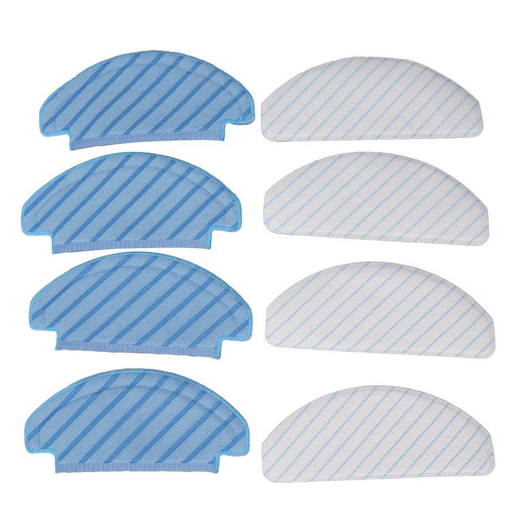 8 Pcs Mop Cloth for DEEBOT OZMO T8 T8aivi N8pro Plus Vacuum Cleaner Replacement Parts Cleaning Pads