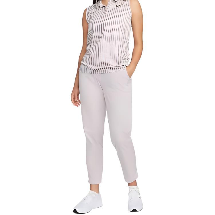 Nike Женские повседневные брюки Dri FIT Tour, серо-фиолетовые, FD5609-019