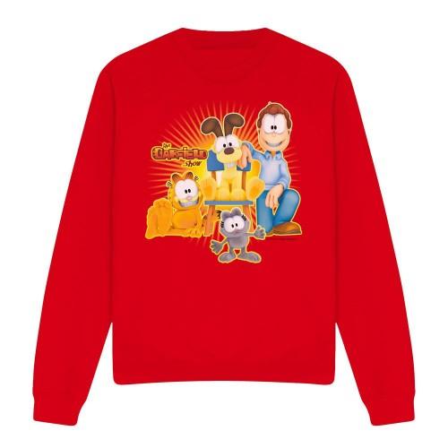 Garfield Unisex Adult Say Cheese Sweatshirt