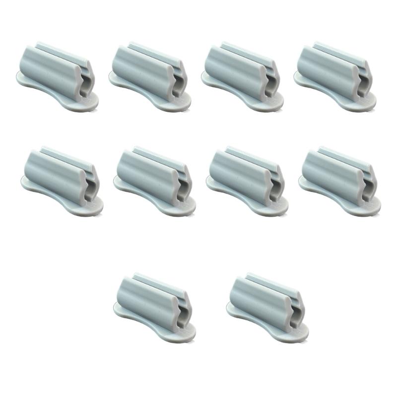 10Pcs Silicone Pen Clip Holder Adhesive Pen Pencil Clip Holder for Desk Wall Fridge Whiteboard Clipboard File Locker