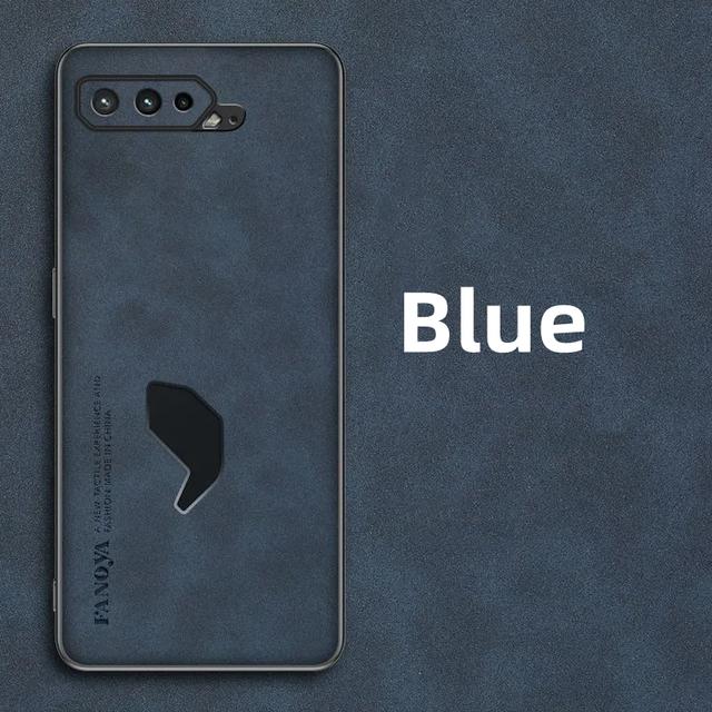 Чехол для ASUS ROG Phone 7 PRO, роскошный чехол из искусственной кожи из овчины, матовый силиконовый чехол для ROG Phone7, противоударный защитный чехол-бампер