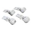 4/8Pcs Small Adjustable Curtain Pulley Clamps Heavy Duty Window Roller Shade Hinge Accessories for Home DIY Curtain Repair