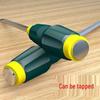 Industrial-Grade Extra Long Magnetic Screwdriver, Super Hard, Hammerable, Phillips & Slotted Bits