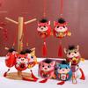 Creative Plush Horse Keychain Mascot Dolls Cute Plush Horse Doll Pendant 10cm Kawaii Chinese New Year Gift Year of Horse