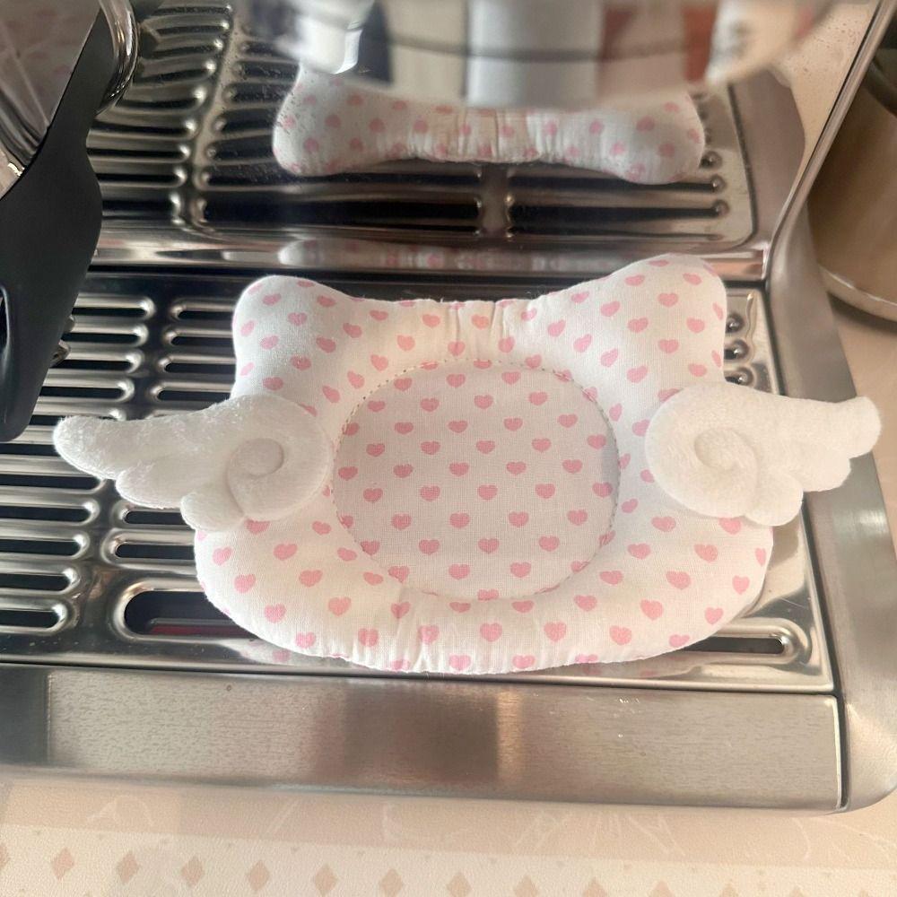 Heart Print Insulated Coaster Angel Wings Decoration Table Mat New Cup Mat Home Decoration
