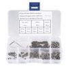 Hilitand Hex Socket Set Screws, Stainless Steel, M3 X 3/4/5/6/8/10/12mm, Pack of 212, A2-DIN916