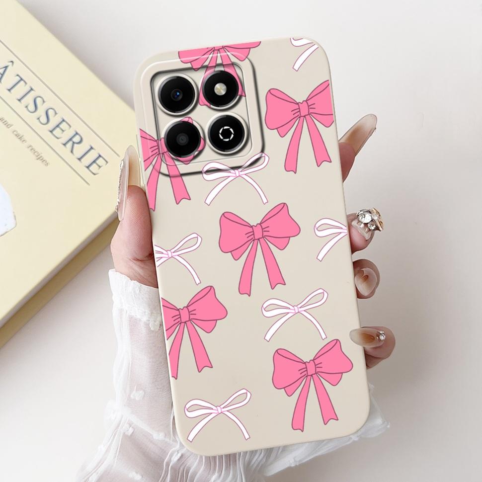 Colorful Flower Case For Honor X6b Coque Silicone Soft Cover For Huawei Honor X 6b 6a X6A Phone Cases Covers Bumper