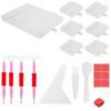 Large Capacity Diamond Painting Tray Kits Beading Plates Diamond Painting Pen Cross Stitch Tools