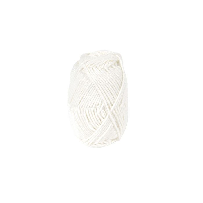 DMC - Natura Happy Cotton 3mm 20g Amigurumi et Crochet Col. 761 blanc