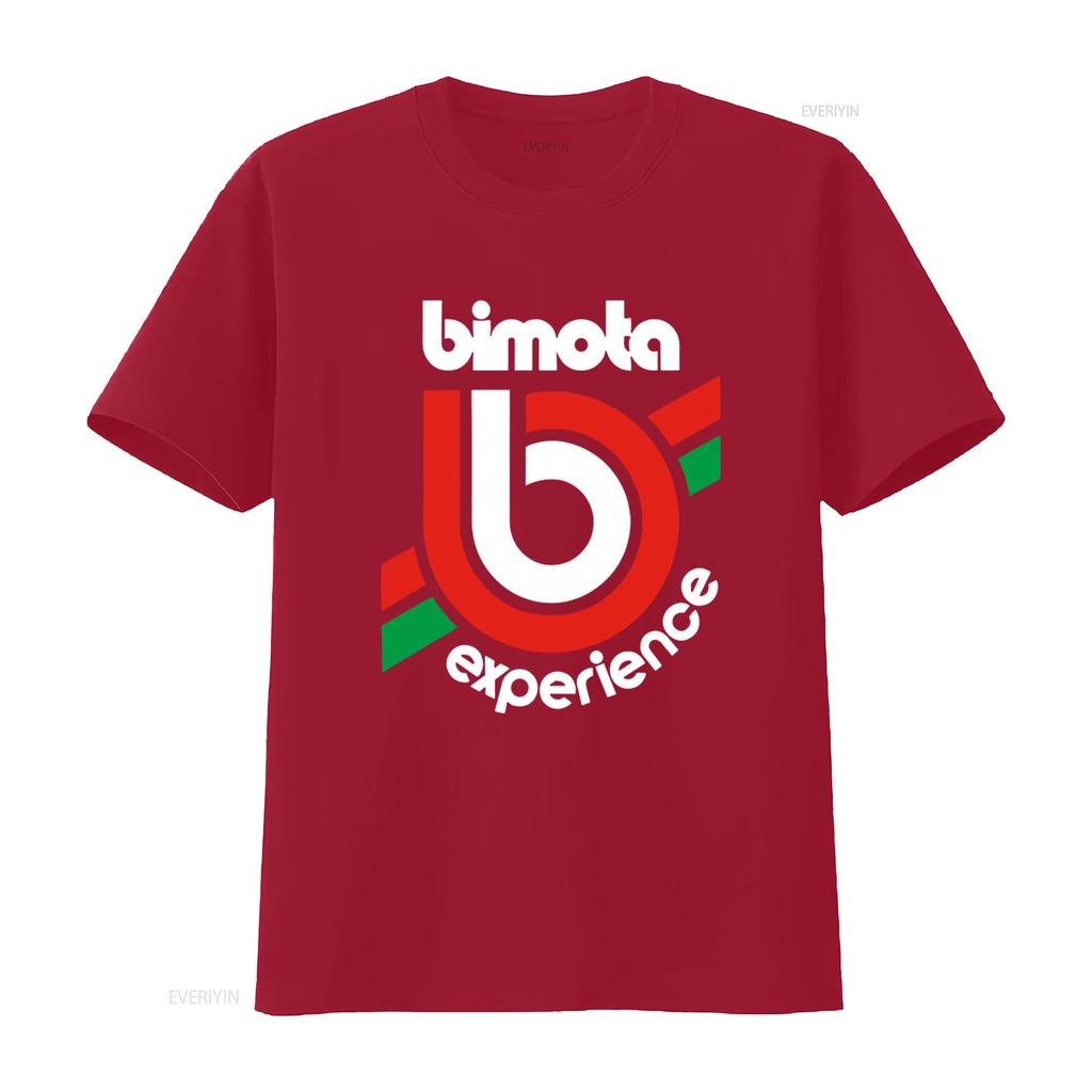 Bimota Experience Italian Motorcycles Logo Mens Black T Shirt S 5XL vintage Washed Casual designer clothes