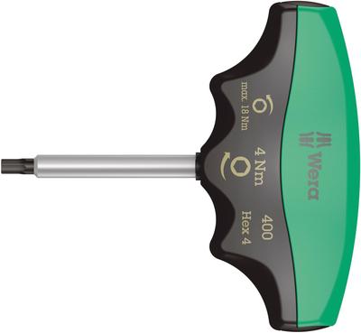 Wera 05005080001 400 мм Шестигранная динамометрическая отвертка с импортированной одноцелевой Т-образной рукояткой [Официально Япония]