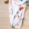 Baby Long Sleeve Cute Cartoon Animal Graphic Romper, Newborn Spring And Autumn Jumpsuit