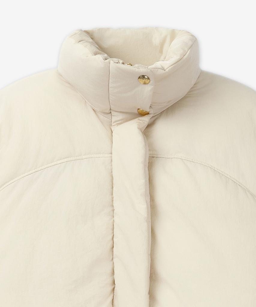 Jacquemus La Doudouin Caraco Crop Padded Jacket - White / 241Co0491320110