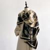Luxury Winter Thicken Wrap Shawl Women's Imitation Cashmere Jacquard Scarf High Quality Two-Sided Pashmi Ladies Brand New Design