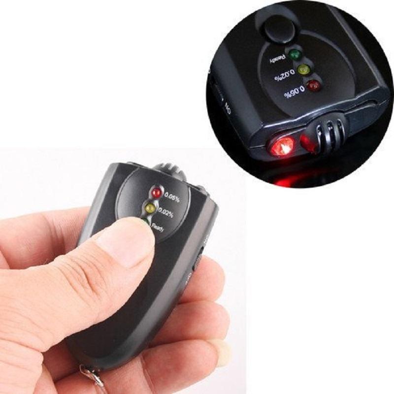 Портативный брелок дизайн светодиодный тестер алкоголя в выдыхаемом воздухе алкотестер анализатор алкоголя