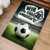 1pc Borussia Monchengladbach logo Print Area Rug - Soft,Washable Non-Slip Indoor Mat for Office Chairs,Living Room,Home Office Decorative Rug