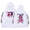 Hoshino Ai Графический принт с капюшоном Аниме Oshi No Ko Одежда для мужчин и женщин Толстовки большого размера Классическая толстовка Harajuku Уличная одежда