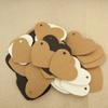 100Pcs Heart Shape Hang Tag DIY Kraft Gift Tags Christmas Decoration Cards Gift Wrapping Paper Labels Scrapbooking