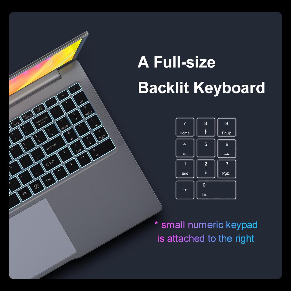 Ninkear Ноутбук N16 Pro, 16 дюймов, IPS-экран, 2560*1600, Intel Core i7-13620H, 32 ГБ ОЗУ + 1 ТБ SSD