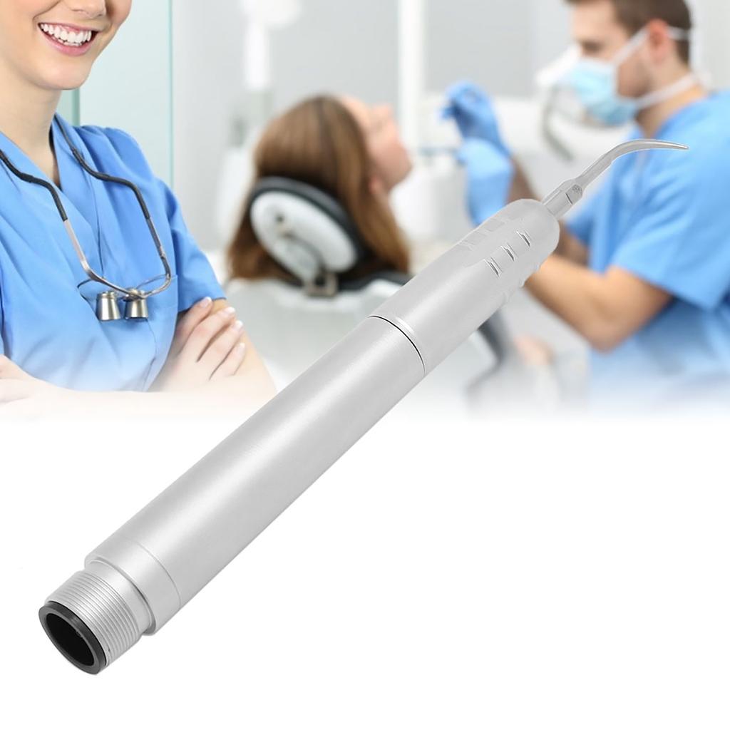 0‑8000Hz Dental 2 Holes Air Scalers Handpiece with 3 Tips Oral Dental Tool